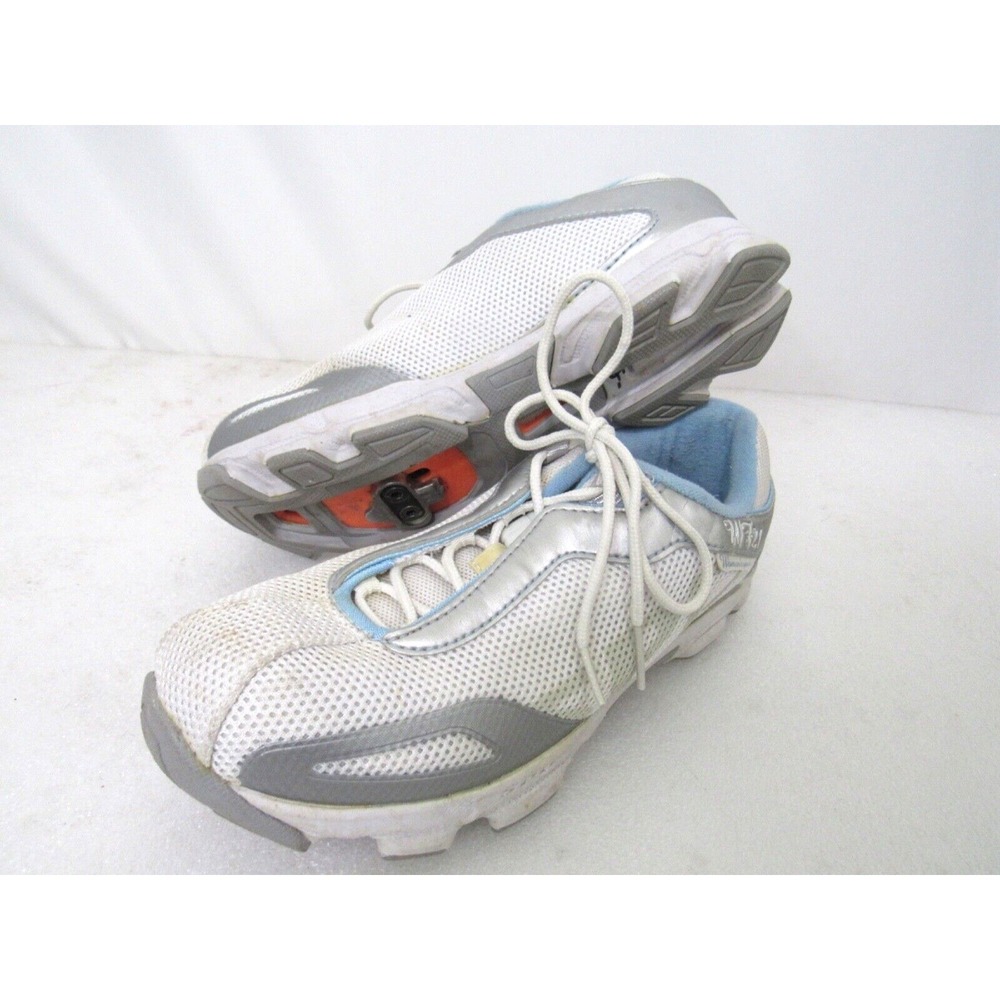 Shimano‎ White Athletic Bike SPD Performance SH-WF21 Shoes US 7.2 EU 39 EUC